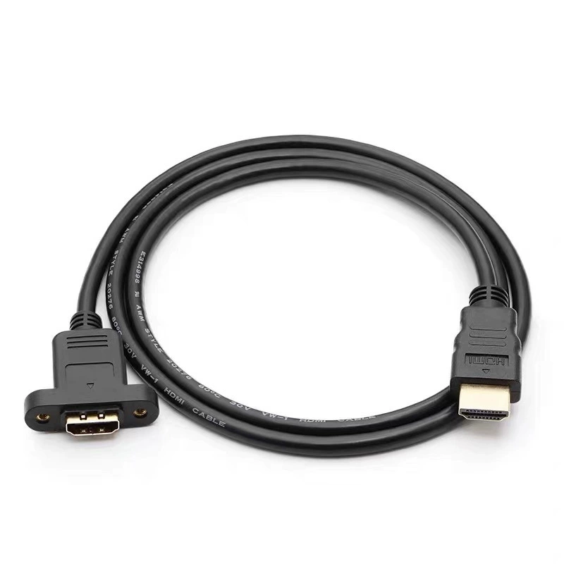 Расширительная линия Yongwei HDMI Public на материнскую плату с винтовыми отверстиями уха, может быть закреплена, перегородка, версия 1.4, 4K30Гц, линия высокого разрешения