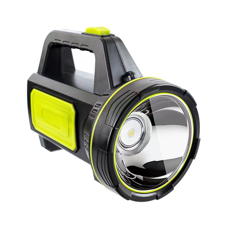 Transfronteriza caliente al por mayor fuerte luz recargable multifuncional linterna portátil reflector portátil al aire libre hogar Super brillante