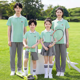 江西宜春市统一校服冲锋衣中学小学生校服夏短袖短裤长裤春秋套装