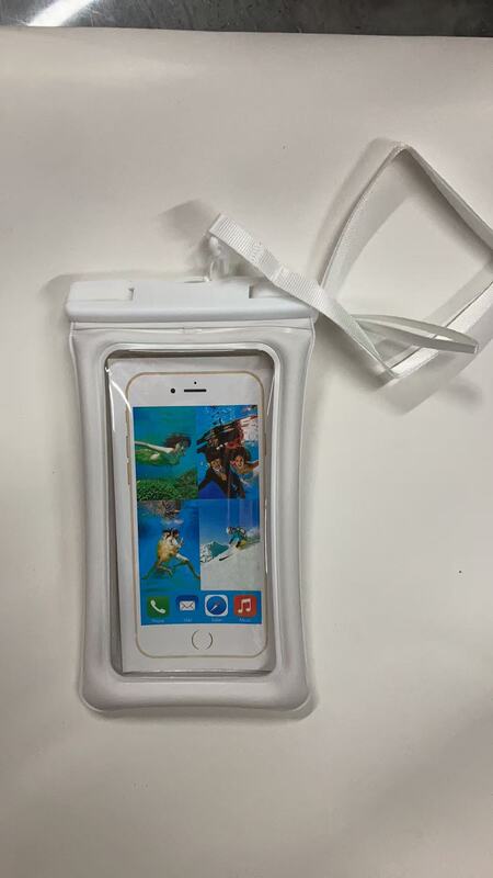 両面インフレータブル携帯電話防水バッグ単色タッチスクリーンサイクリングダイビングスプラッシュ保護カバースポット卸売|undefined