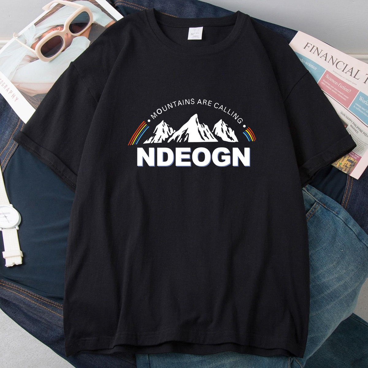 Camiseta de manga corta estilo Hong Kong para mujer, camiseta de manga corta estilo japonés 2026 para hombre y mujer, camiseta blanca versátil y moderna.