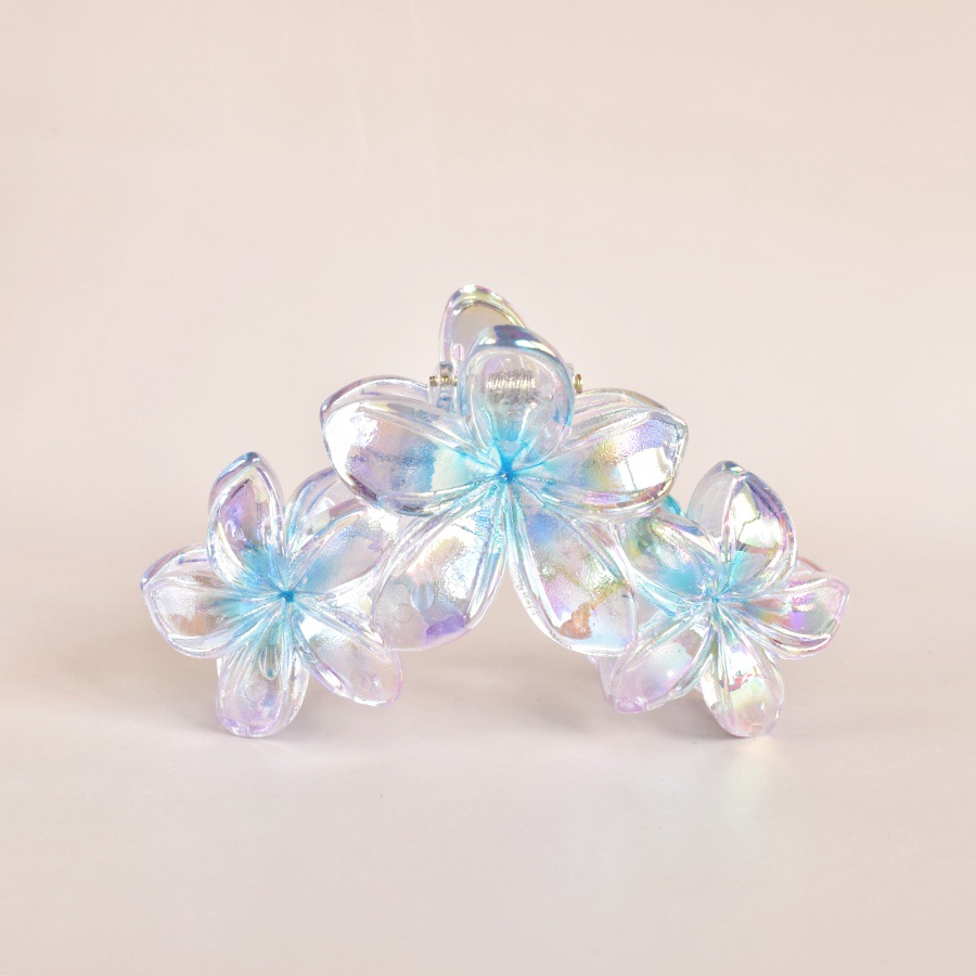 86g Weight Hair Clip, Hair Claws Hair Accessories Type 1 Piece Quantity Holiday, Daily, Selfie Occasion Plastic Material Flower, Fish, Shark, Plumeria Pattern All Seasons Season Women's Gender Cute Style Cute Women's Flower Fish Shark Plastic Hair Clip Hair Claws 8