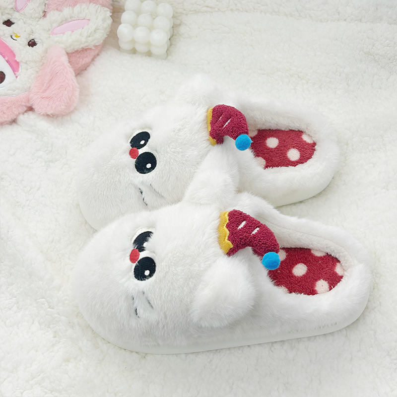 작은 흰 고양이 면 대걸레