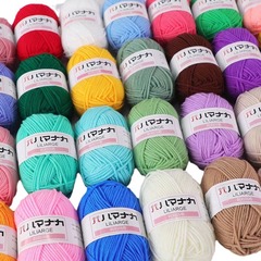 4本の精練ミルク綿卸売り4本の韓国綿の子供の手編みの中で太いDIYの人形のカードの赤ちゃんの毛糸