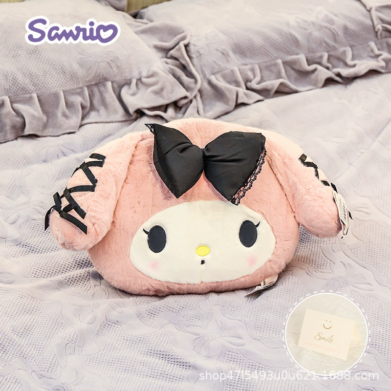 Aojiier Banquet Kuromi Milady Pillow with Floral Meaning Melod y Pillow for Student Office Nap Soft Cushion Birthday Gift