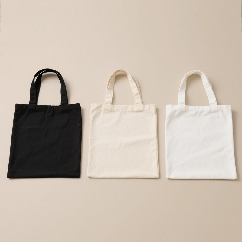 Bolsas de lona publicitarias personalizadas DIY bolsas de algodón portátiles de compras de Año Nuevo bolsa de lona