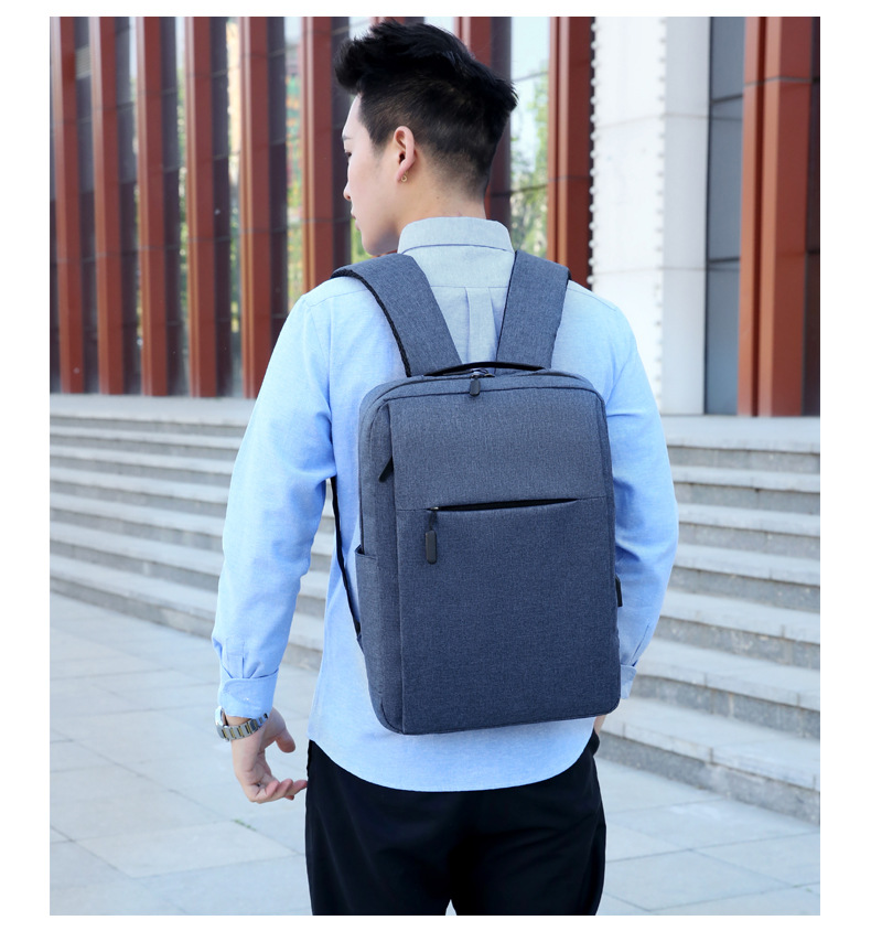 2022 New Style fashionable and personalized backpack, large-capacity casual solid color backpack, business commuting nylon computer schoolbag undefined