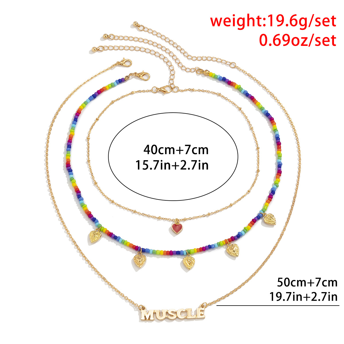 Bohemian Retro Contrast Color Miyuki Beads Tassel Woven Necklace Wholesale Nihaojewelry display picture 3