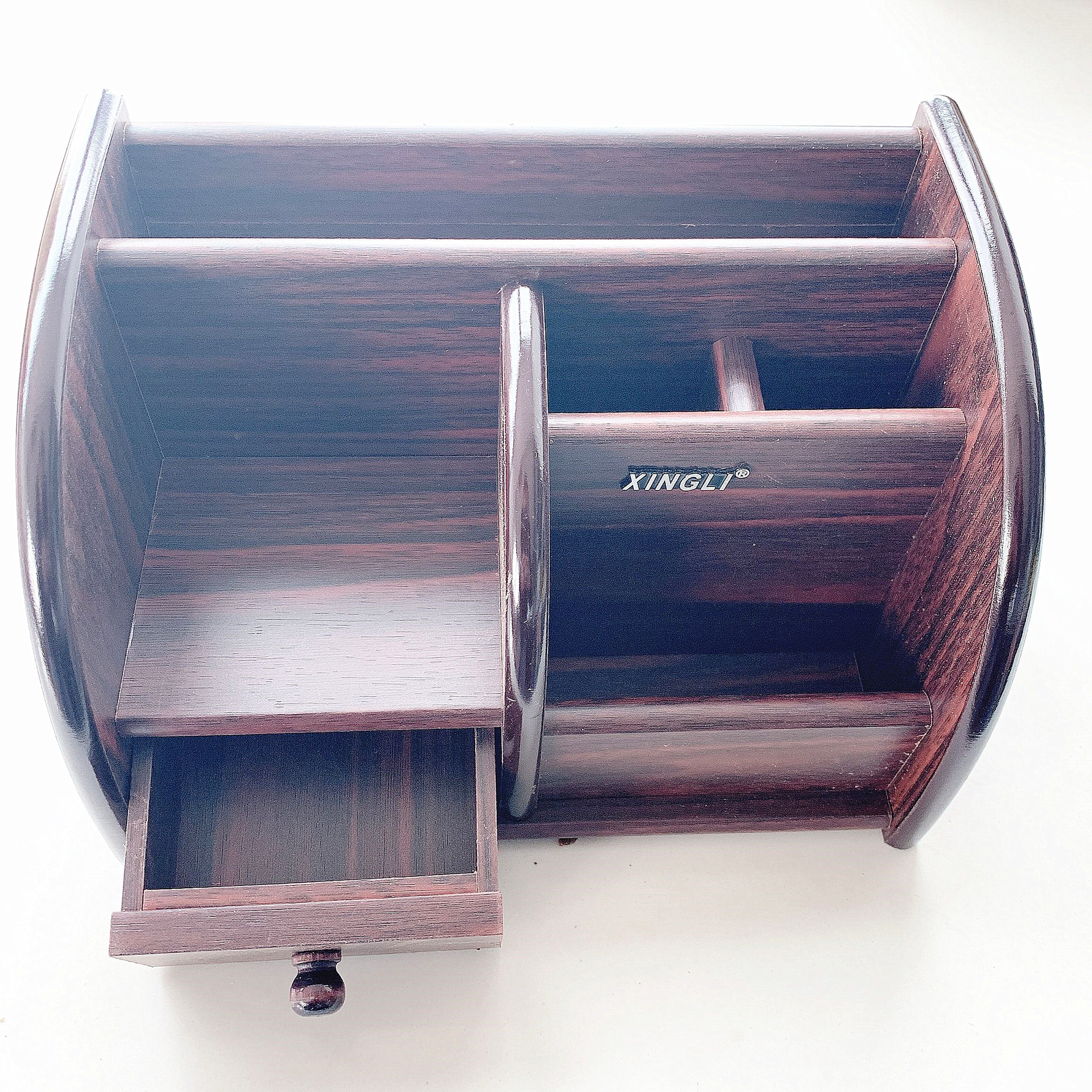 修表工具 工具收纳盒 木制 修表钳子镊子螺丝刀等工具收纳整理架