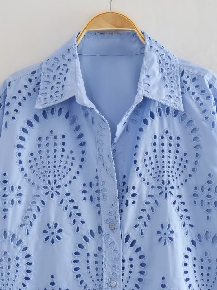 Daily Occasion Wholesale Women's Streetwear Solid Color Long Sleeve Printing Blouses