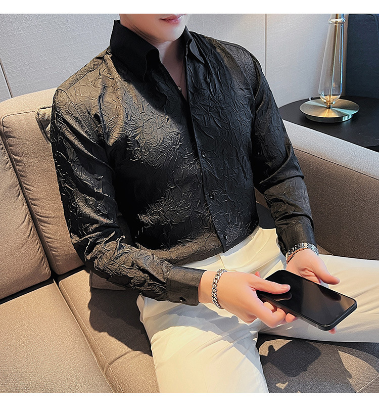 F5424 850K ÁO SƠ MI NAM HEYTYOR BIG SIZE NGOẠI CỠ DÀI TAY MÙA XUÂN THU ĐÔNG HỌA TIẾT HOA CỔ CHỮ V THỜI TRANG NAM G03 SẢN PHẨM MỚI