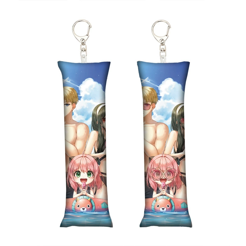 [鬼灭之刃祢豆子小抱枕钥匙扣迷你挂件书包挂件Mini Dakimakura]