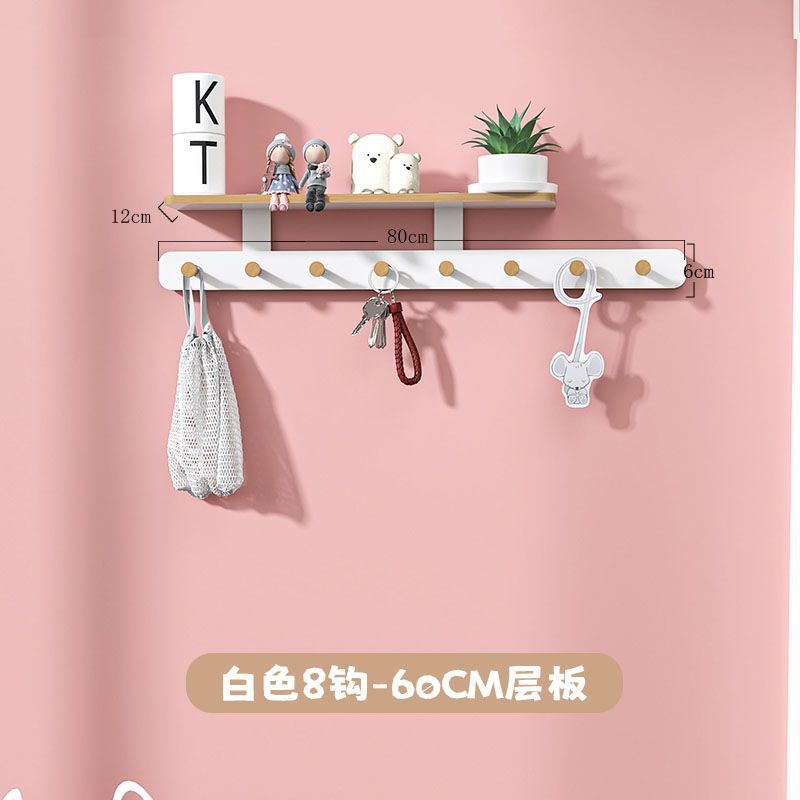 흰색 8후크-60cm선반 [곰팡이방지]