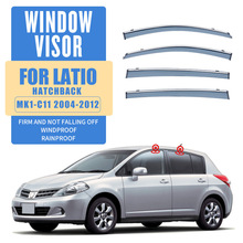 适用于日产拉帝欧晴雨挡雨遮阳板雨眉NISSAN Latio Window visor