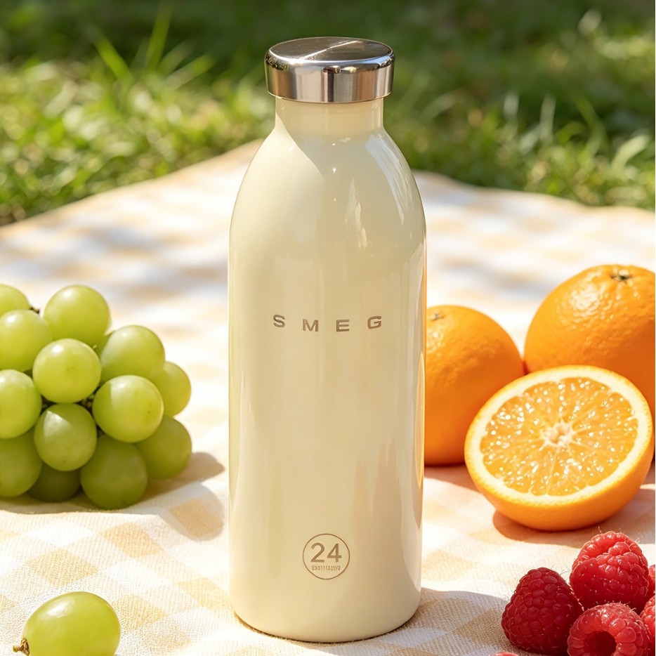 Smeg 24Bottles termo stəkan, 24 saat isti-soyuq saxlayan