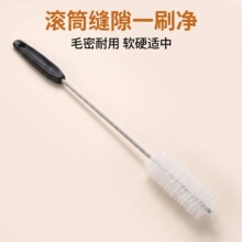 长手柄不锈钢包胶清洁毛刷  尼龙毛保温杯热水壶洗衣机洁毛刷