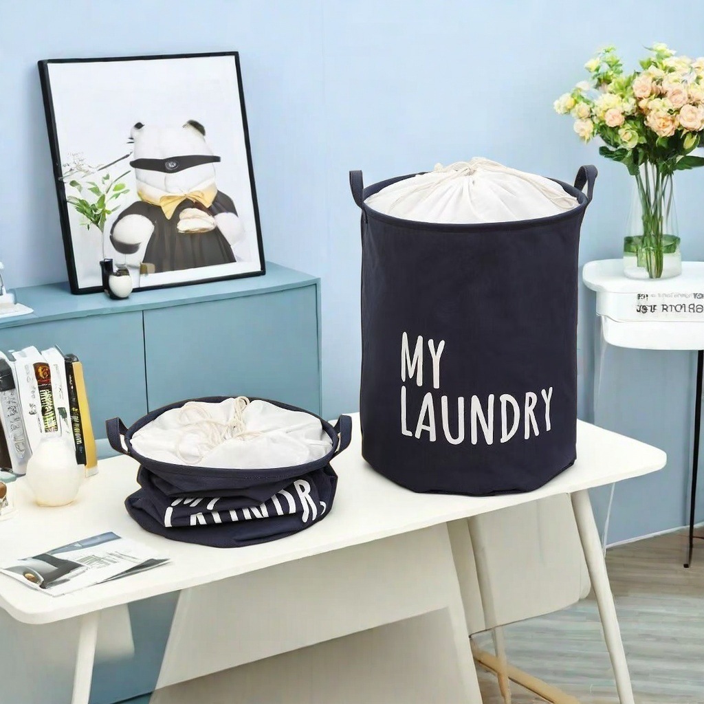 Cesta de almacenamiento de ropa sucia Cesta de almacenamiento de juguetes plegable de baño Dormitorio para niños Cubo de almacenamiento grande para el hogar Cubo de almacenamiento