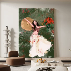 现代装饰画;油画;书法