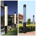 户外景观灯柱不锈钢小区路灯别墅花园方形庭院灯公园高杆灯草坪灯
