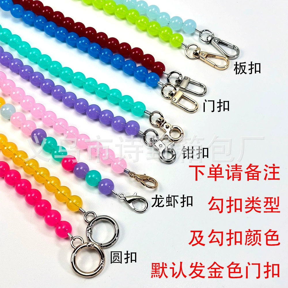 Handheld chain from pearl, phone case, bag accessory, shoulder bag on chain