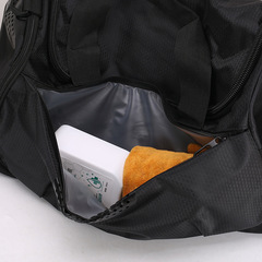 Sport bag with logo printing, character printing, travel bag, fitness bag, dry and wet separation, basketball team, gym, club, printed pattern