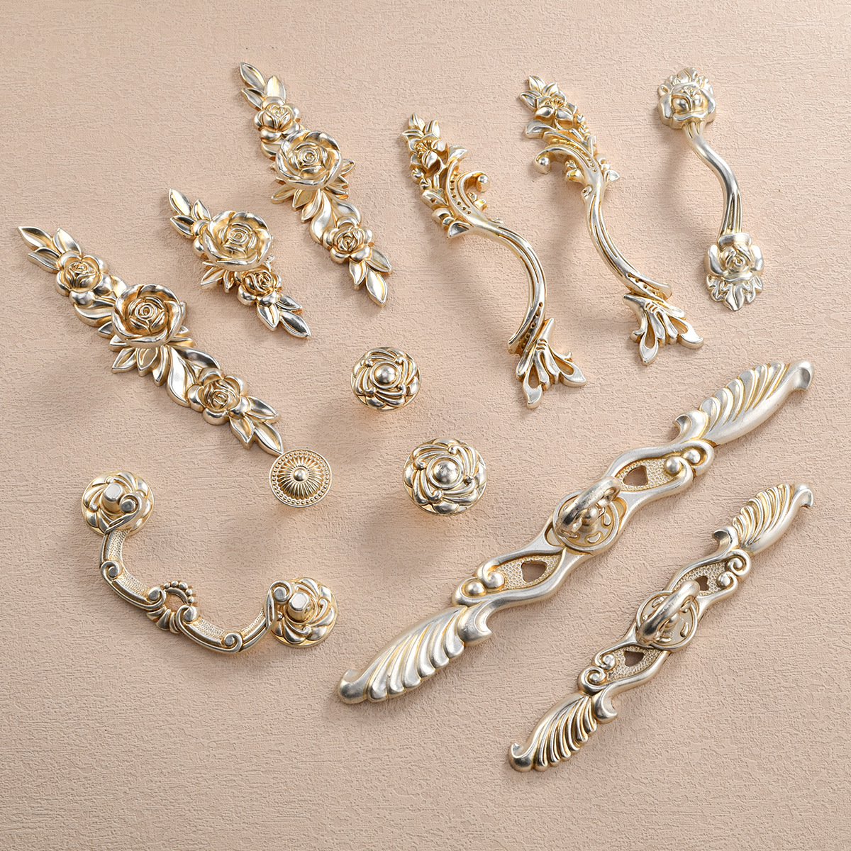 Jingmao Hardware Home Decoration: Stylish American-Style Wardrobe Door Pendants in Antique Silver, Plus European-Style Cabinet Pull Handles and Accessories