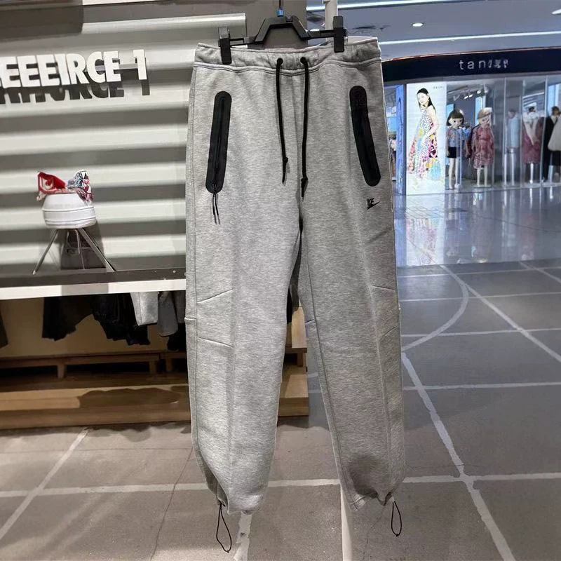 Cross-border spring and autumn new fashion casual sports pants for men, spring and autumn style, tapered ankle pants, loose and versatile straight-leg pants, trendy