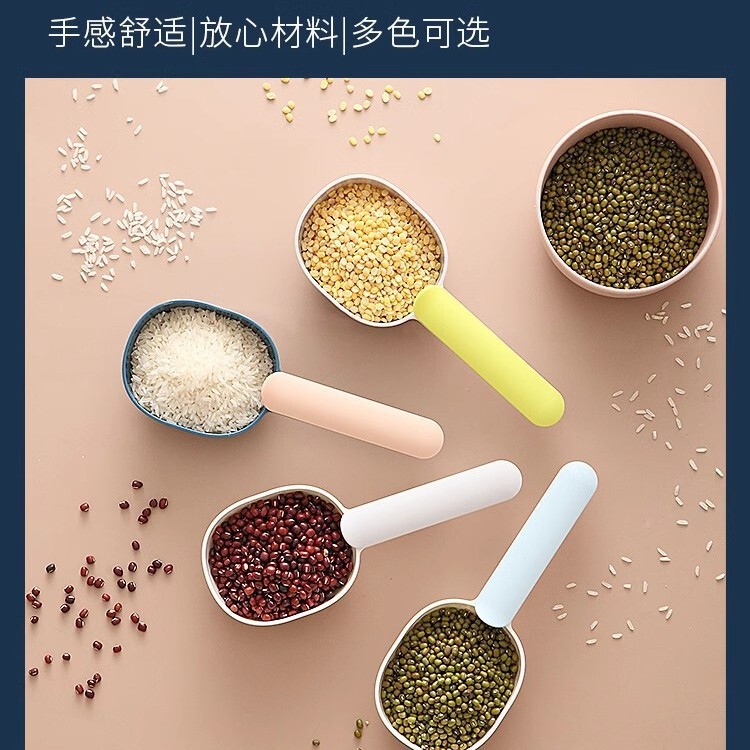Multifunctional Rice Scoop, Flour Scoop, Milk Powder Scoop, Rice Flour Scoop, Plastic Measuring Spoon, Rice and Flour Scoop, Cat Food Scoop, Nordic Style Spoon