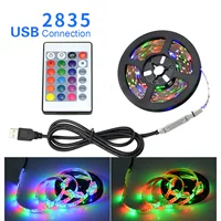 Спот 2835 LED USB ТВ фонарь с 5V24 клавиш инфракрасный RGB лампа набор светодиодной ленты для фона ТВ
