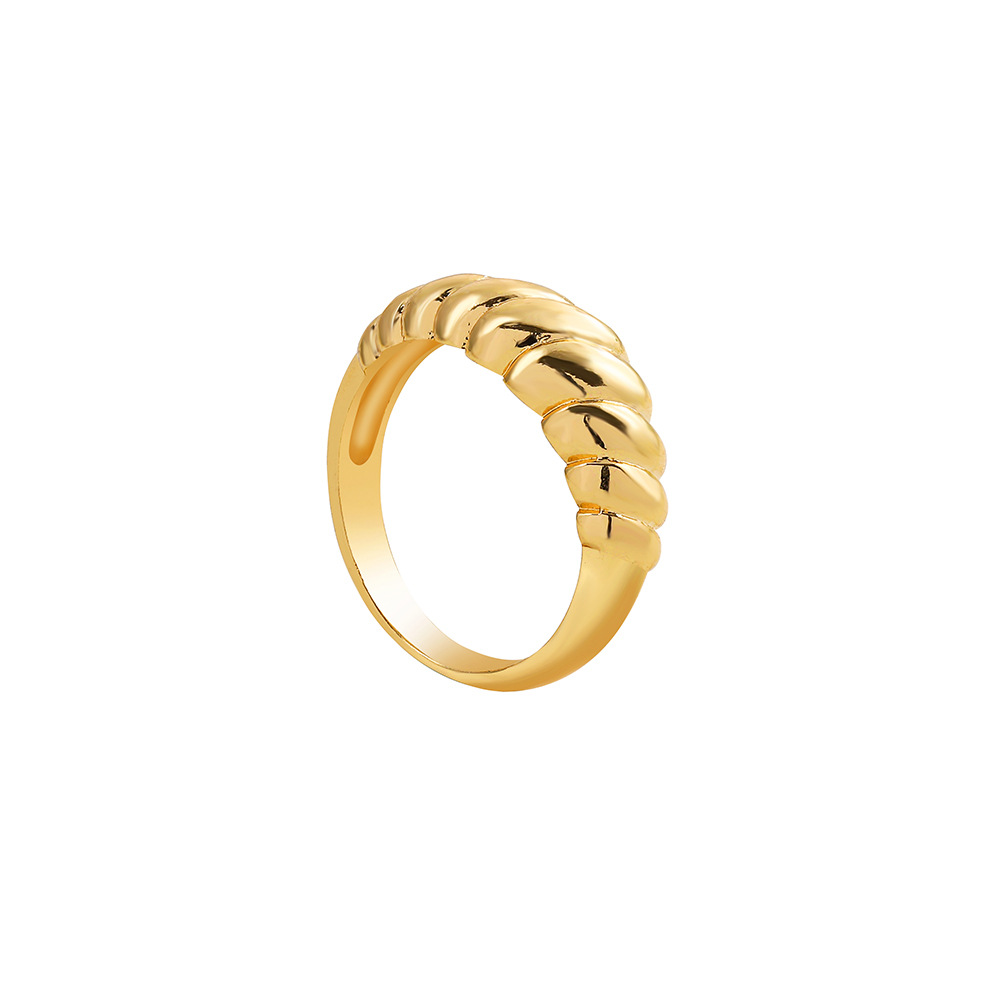 Fashion Croissant Pattern Alloy Open Ring display picture 5