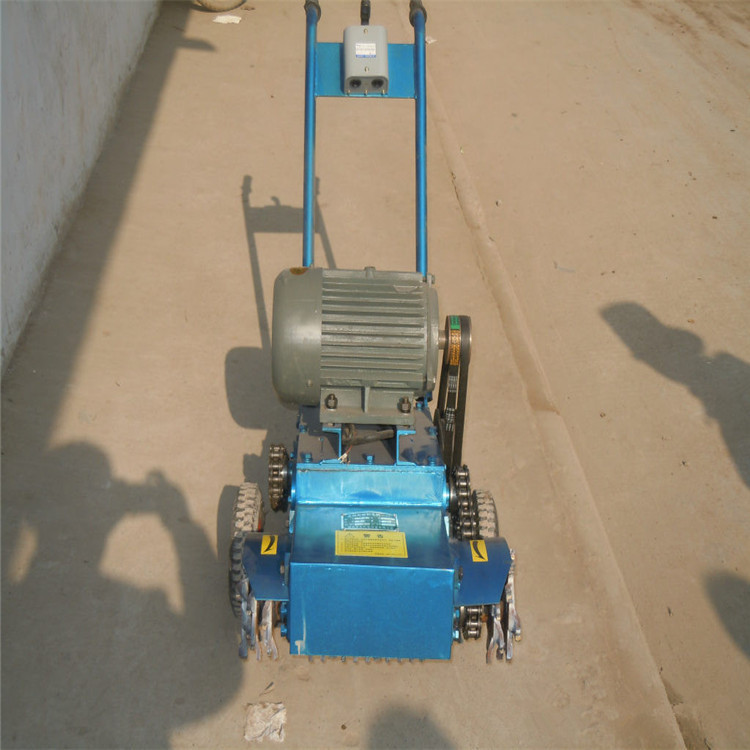 供应4kw手推式水泥路面清灰铣刨机 18刀电动路面清灰机