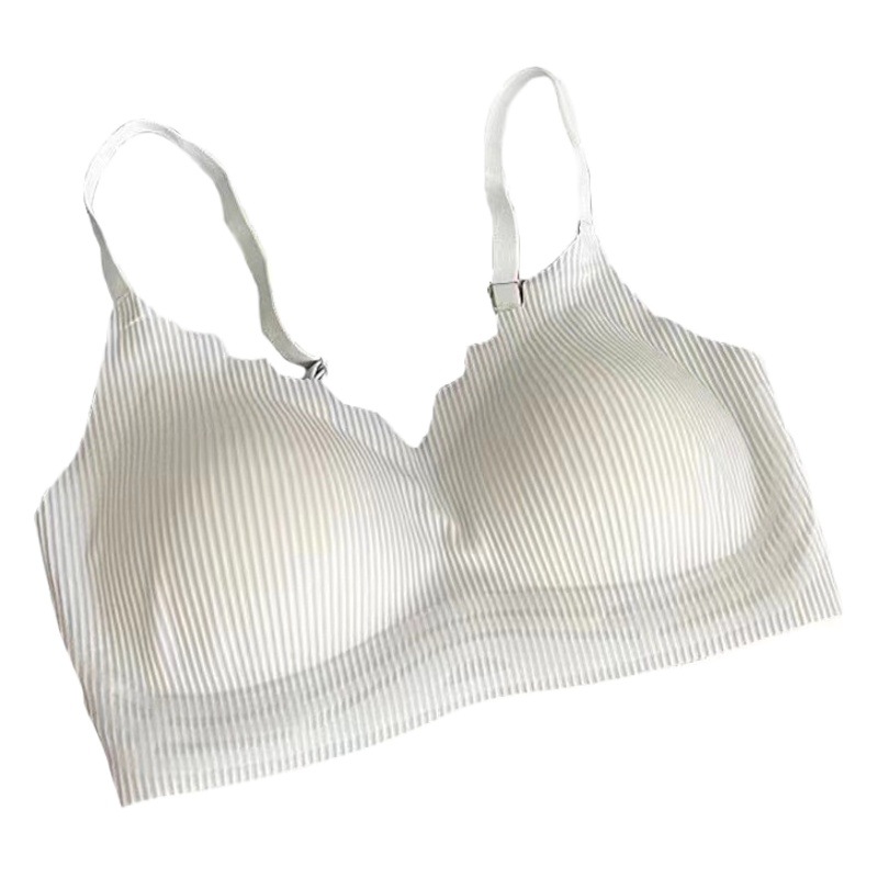 Sujetador sin costuras de algodón fino y suave para verano, con soporte para bustos pequeños, que realza la apariencia y moldea con un hermoso diseño en la espalda.