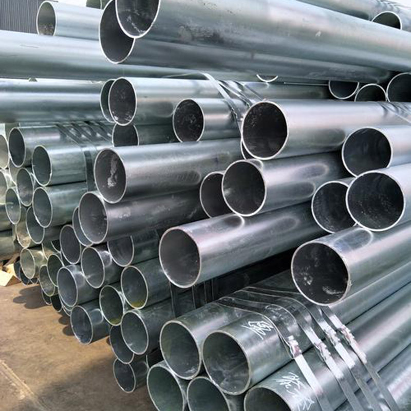 佛山厂家现货热镀锌钢管Q235b镀锌水管 友发建筑大棚钢管