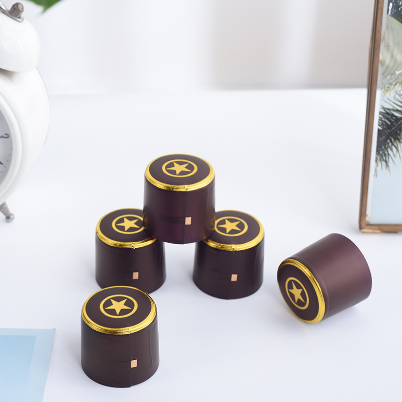 酒瓶PVC封口膜 白酒热缩帽 红酒瓶收缩胶帽 酒瓶透明定型塑封膜