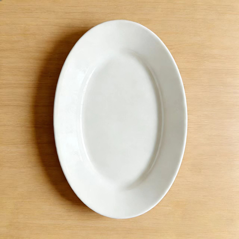 Juego de Vajilla de Cerámica de Porcelana, Esmaltado Blanco, Color Sólido, para Hotel, Restaurante y Hogar image 11