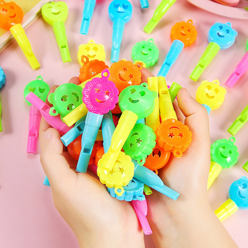 Plastic whistle cheering whistle fans referee small whistle Yiwu children's toys kindergarten small gifts