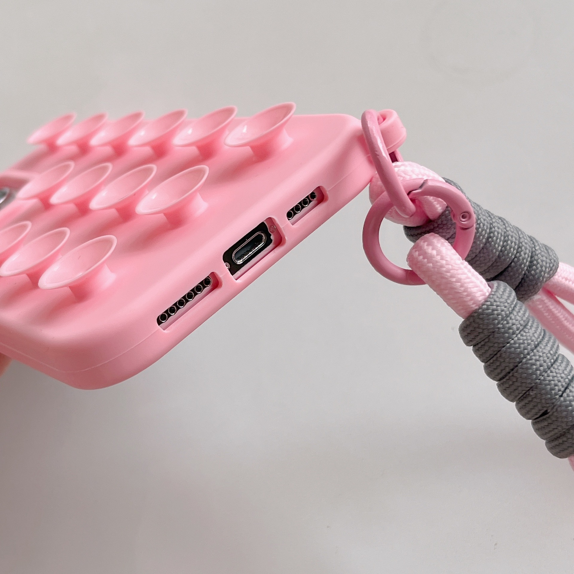 Silica Gel Solid Color Sweet Simple Style Phone Cases Phone Accessories display picture 5