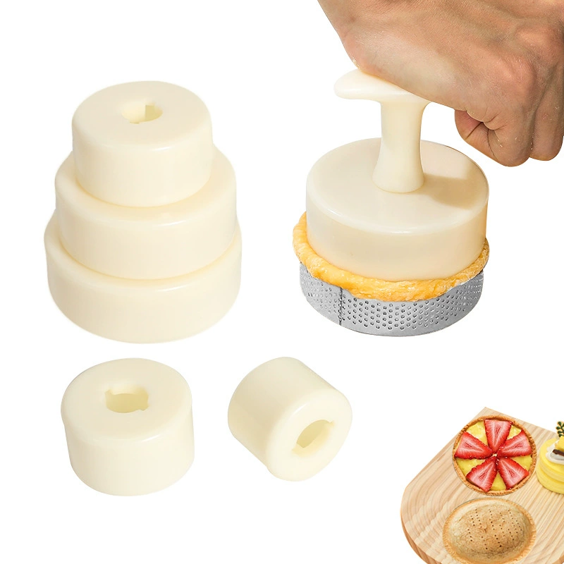 Французская пресс-палочка для фруктового пирога, коржа для фруктового пирога, лимонного пирога, подходит для кольца для пирога диаметром 5-10 см, круглая пресс-палочка для коржа для пирога, инструмент