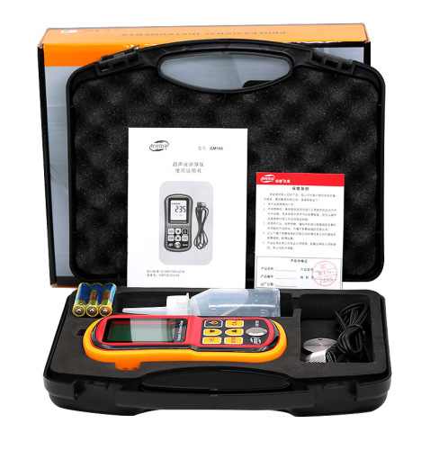 BENETECH GM100 Ultrasonic Thickness Gauge Metal Thickness Gauge Steel Plate Thickness Gauge Digital Display Thickness Gauge