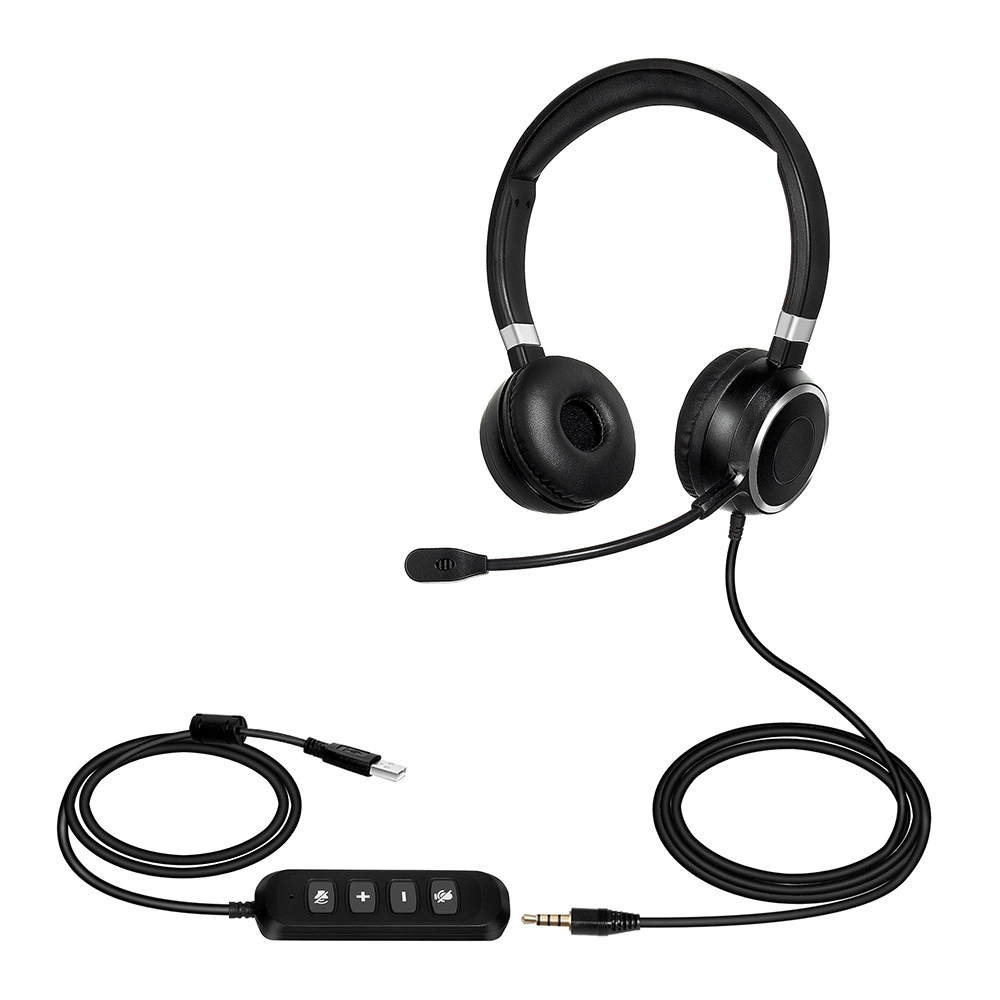 Наушники Cross -border разговорные/3.5 мм наушники/USB-наушники/ПК компьютерные наушники/голосовой помощник/