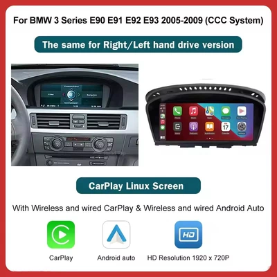 Suitable for Bmw 3/5 Series E60 E61E90 E92 Ccc/Cic Central Control Large Screen Carplay Navigation All-In-One Machine (Car display) - 5-series-ccc-system