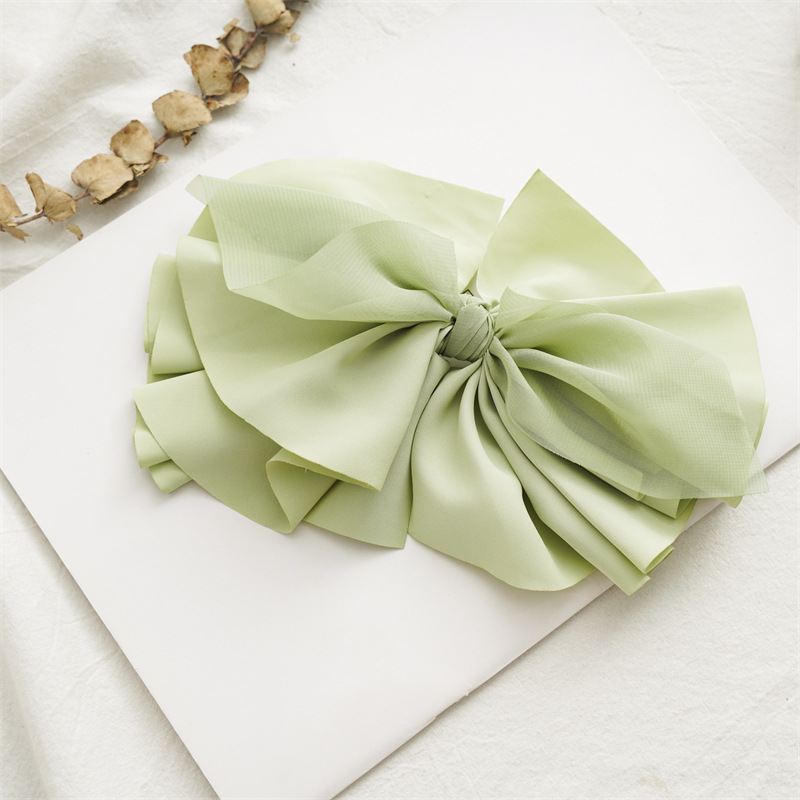 Women's IG Style Sweet Bow Knot Cloth Hair Clip display picture 9