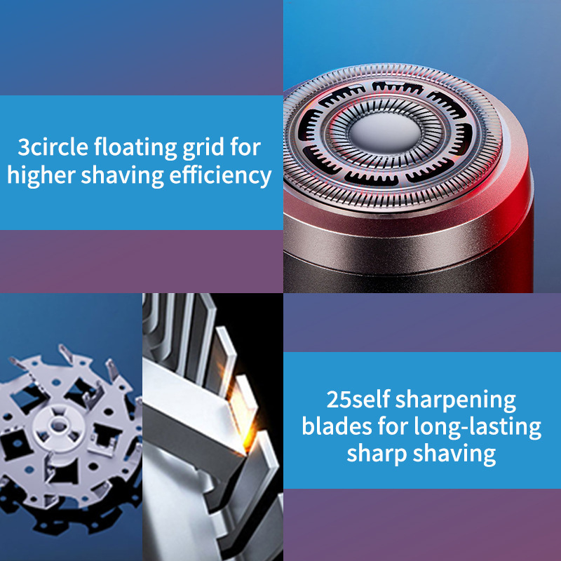 Mini Portable Shaver For Men Fully Washable Floating Head Car Shaver Personal Care Home Appliances_voghion.com