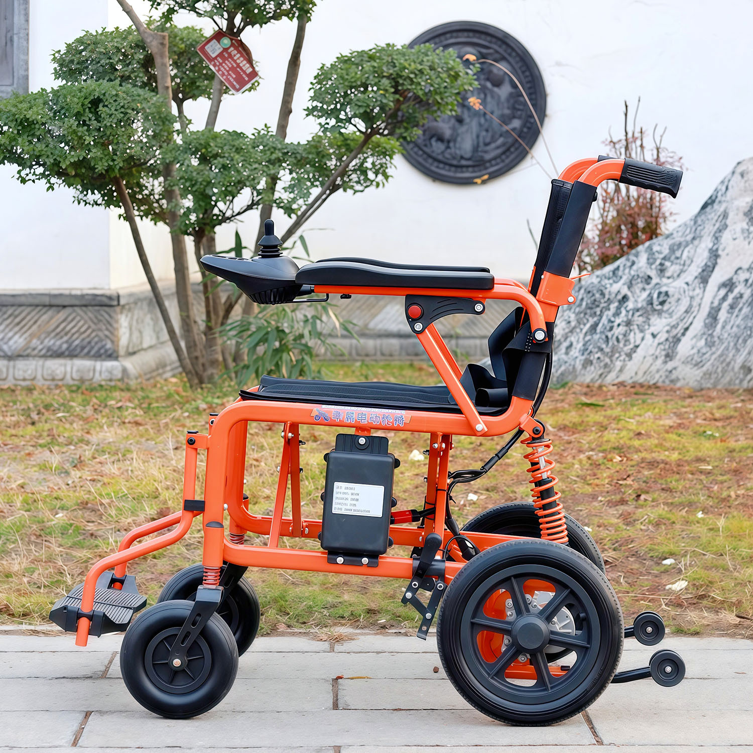 Electric Wheelchair Manufacturer for the Elderly, Fully Automatic Foldable Lightweight Mobility Scooter with Smart Lithium Battery