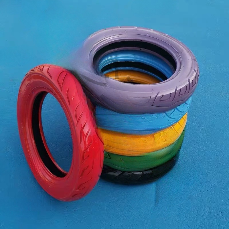 废旧轮胎幼儿园彩色小儿童户外游戏玩具真橡胶滚圈感统体能训练