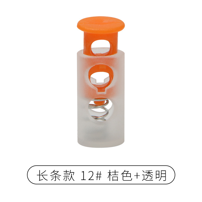 Rebecca primavera hebilla de plástico solo agujero ajuste botón campana tapa doble agujero hebilla de cuerda redonda negro cerdo hebilla de la nariz