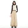 宽松直筒秋冬季高腰牛仔裤