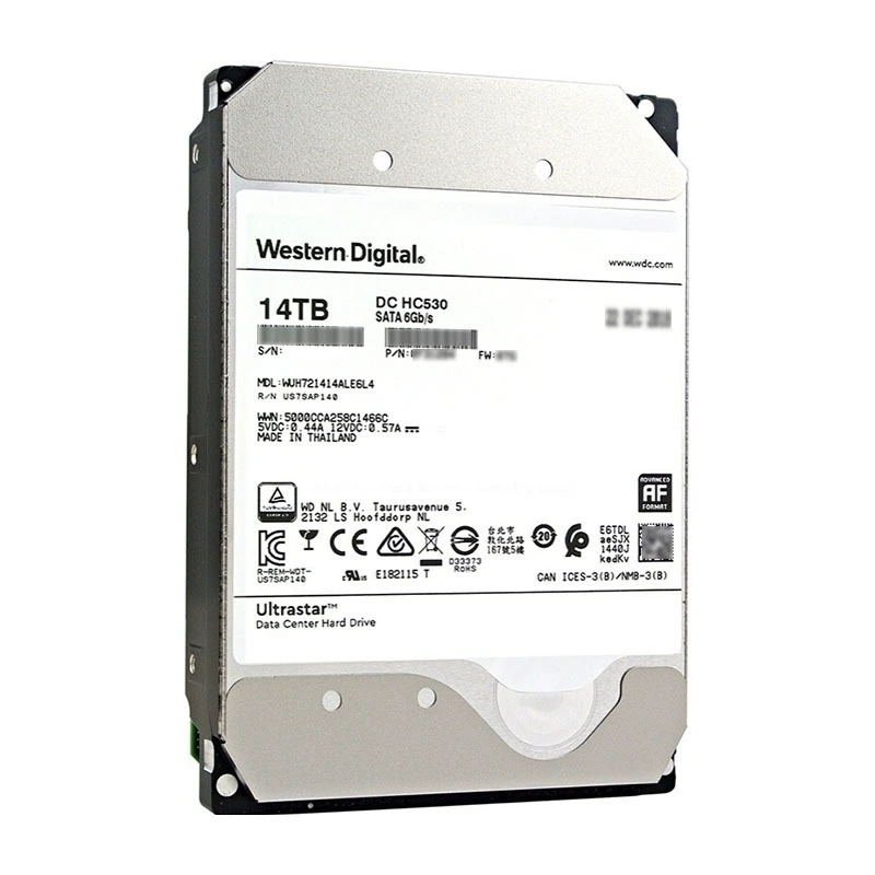 3,5-дюймовый жёсткий диск WD WUH721414ALE6L4, 14 ТБ, PMR, 7200 об/мин, 512 МБ кэш