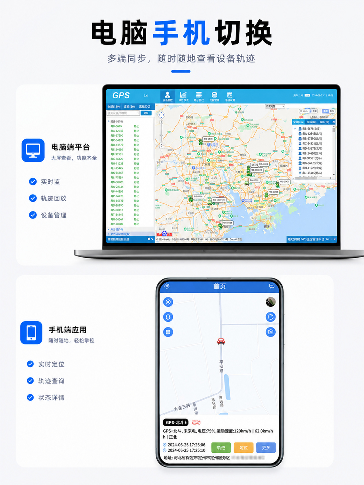 4G vehicle GPS tracker with wired Beidou system for car, motorcycle, electric vehicle, and truck fleet management, offering fuel and power cut-off features for smart transportation