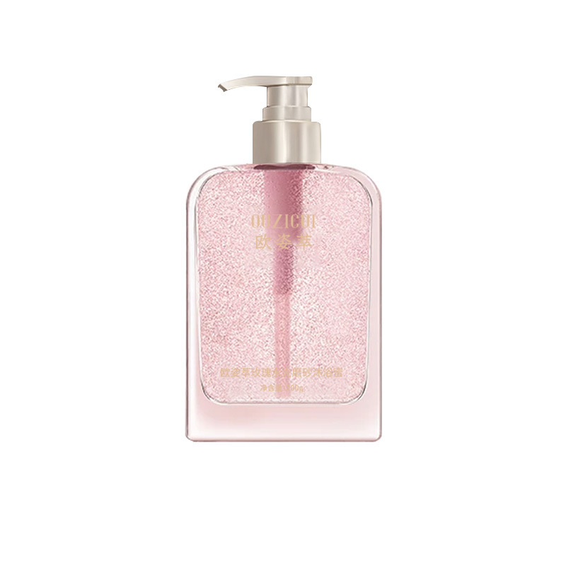 Rose Water Scrub, miel de baño exfoliante, gel de baño de fragancia permanente, limpio, humectante, anti-deslizante, fabricante
